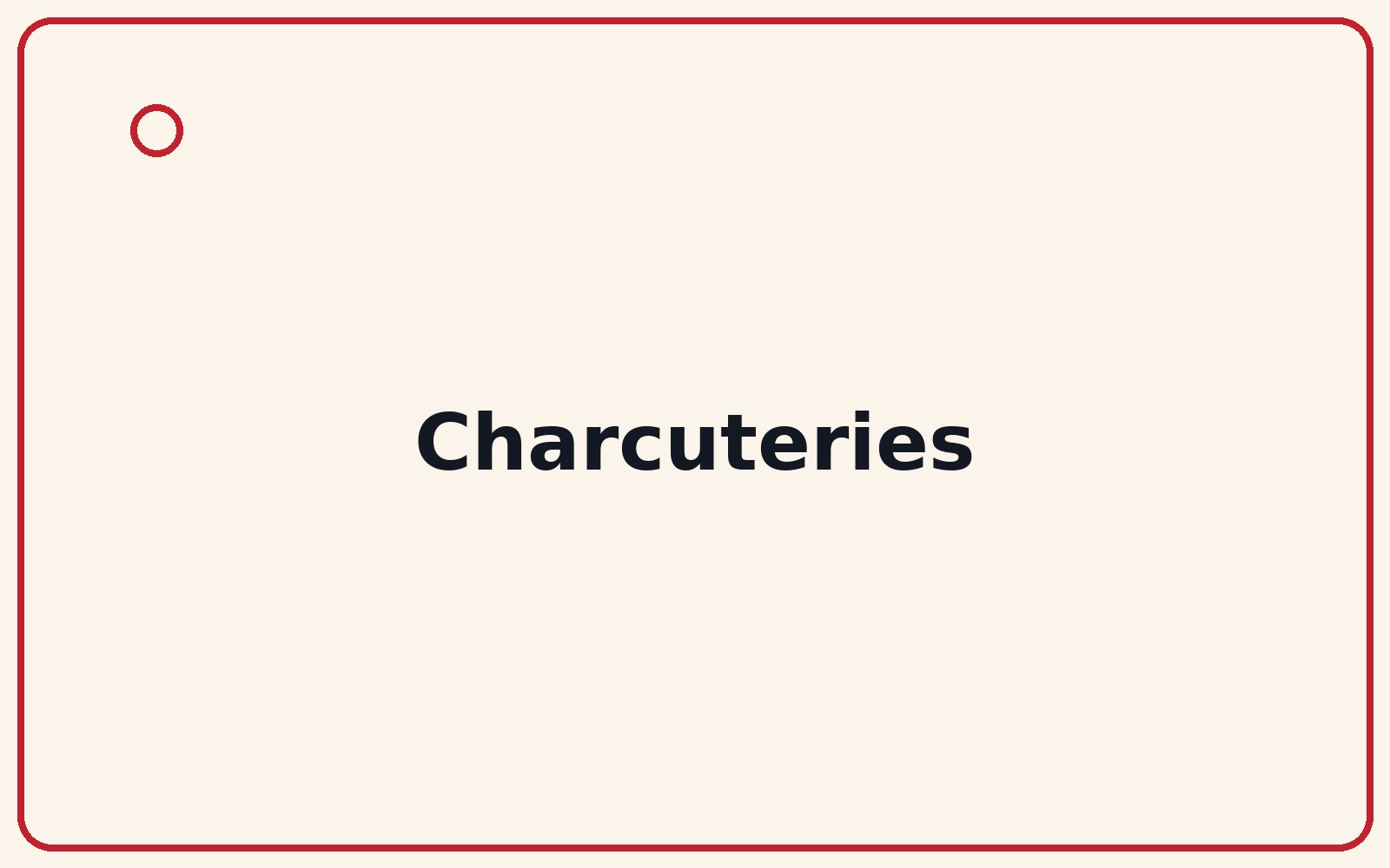 Charcuteries