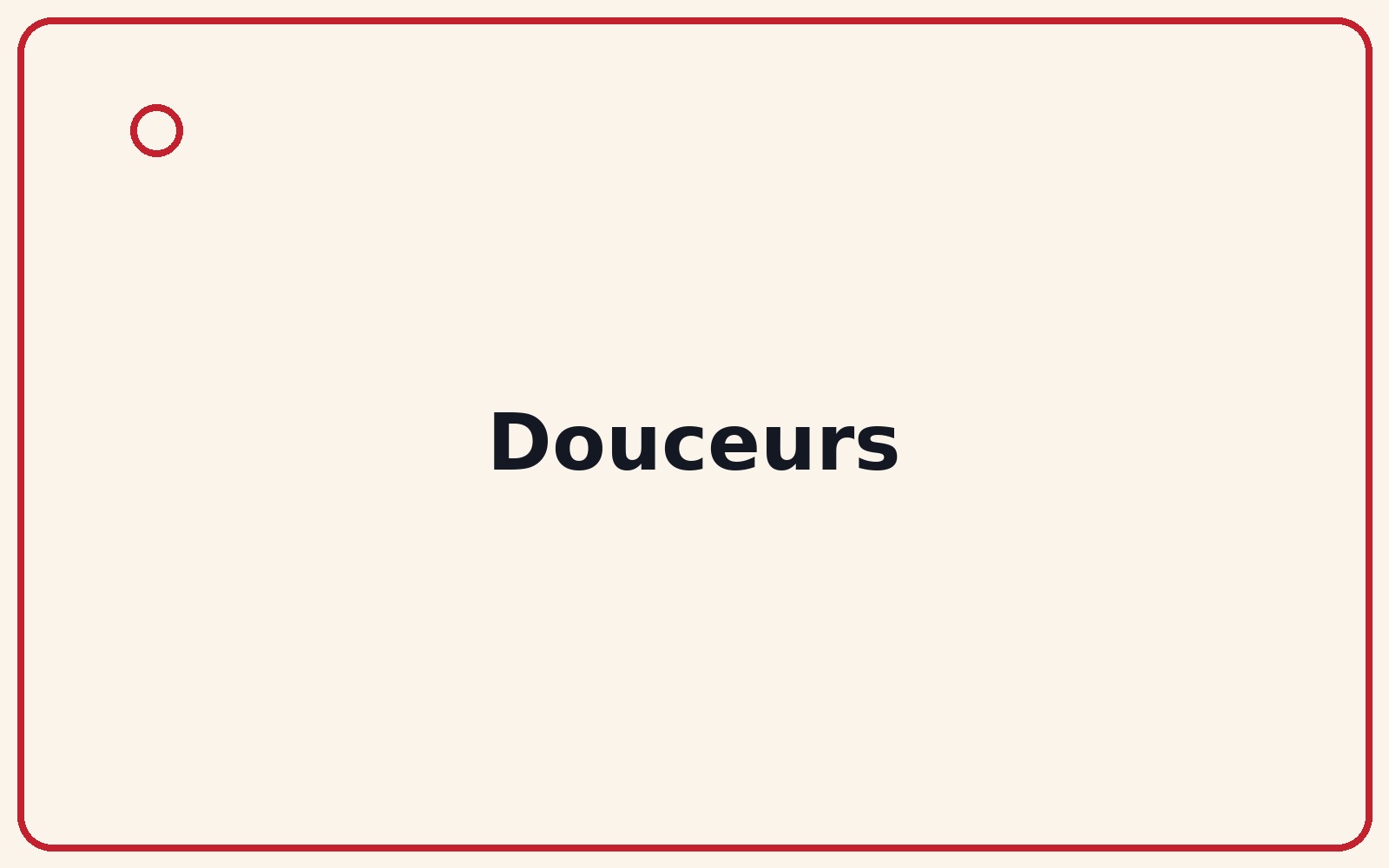 Douceurs